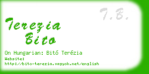 terezia bito business card