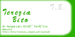 terezia bito business card